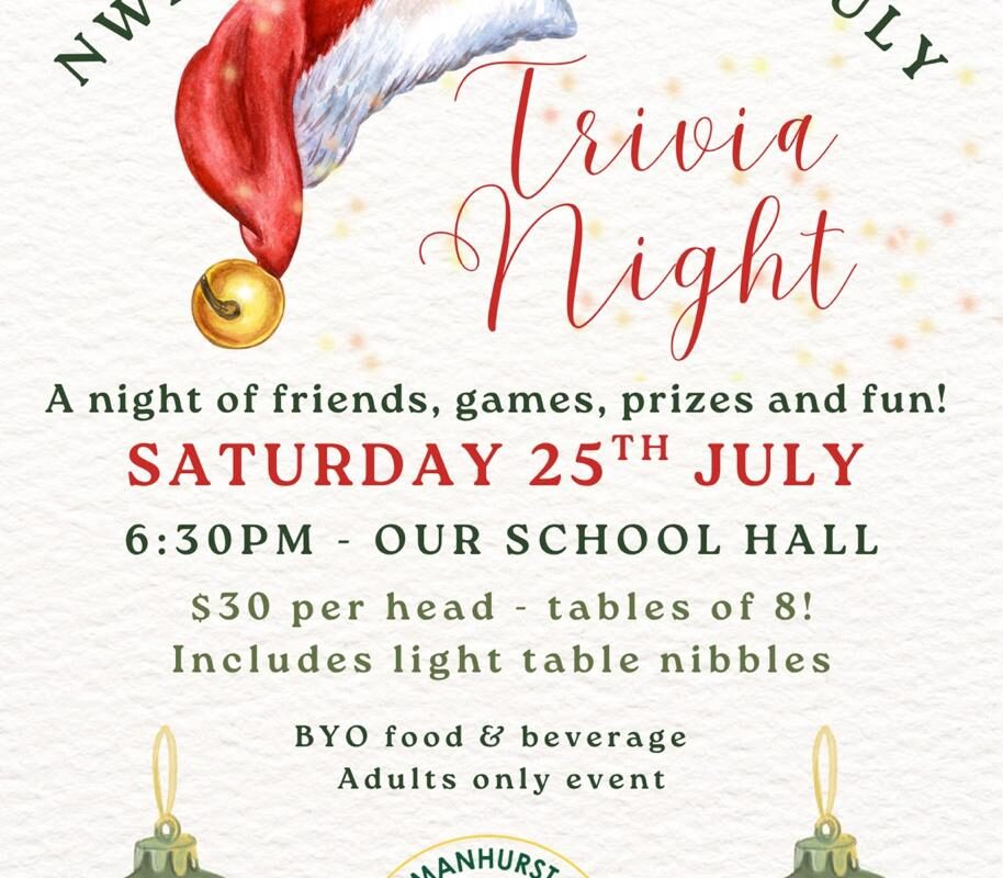 🎄 NWPS Christmas in July Trivia Night! 🎄